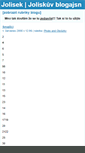 Mobile Screenshot of jolisek.blbne.cz